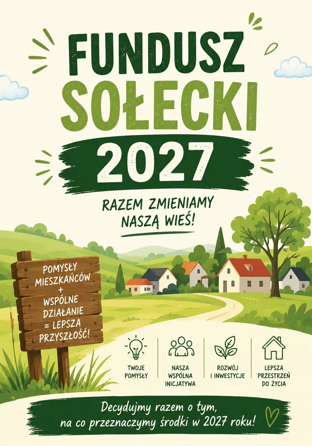 Zebranie wiejskie w Strzelcach Wielkich – temat: Fundusz Sołecki 2027