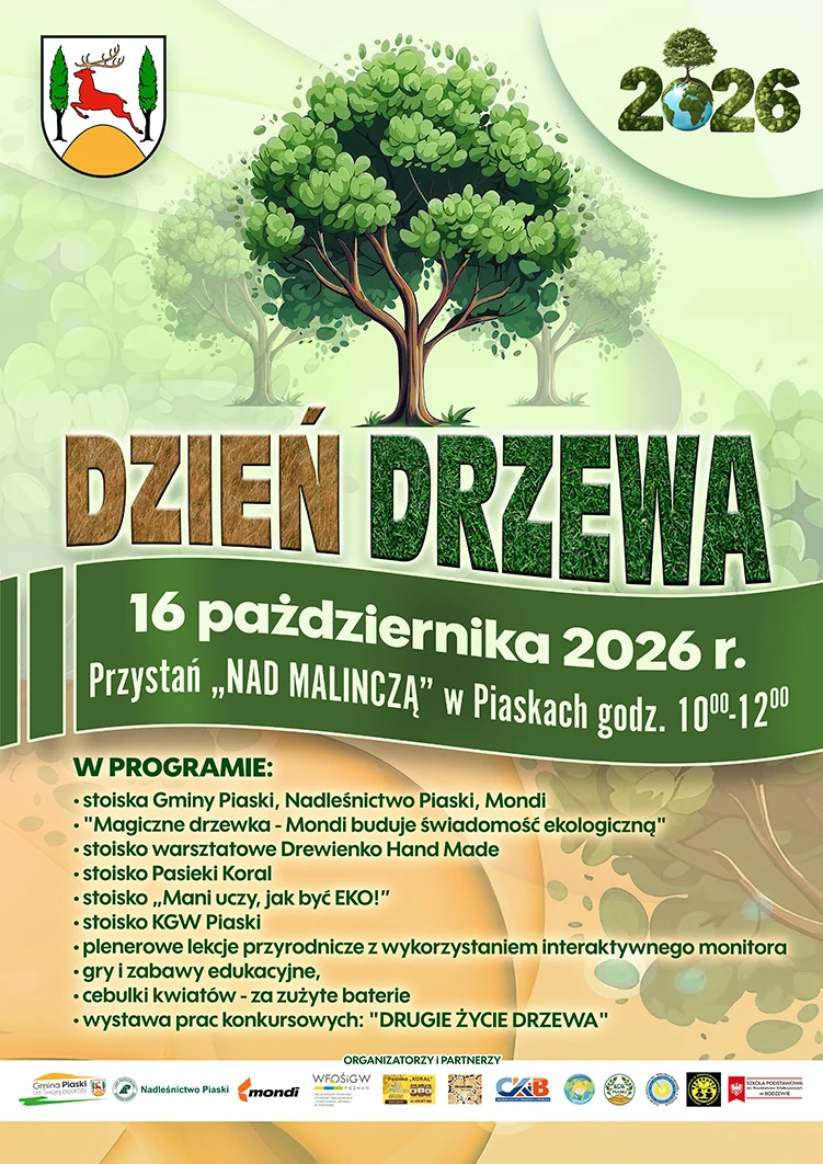 Dzień Drzewa w Piaskach – świętuj z przyrodą nad Malinczą